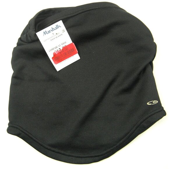 Winter Neck Gaiter, Black Fleece Warmer Scarf Cold Weather Cover for Men/Women - Picture 2 of 8